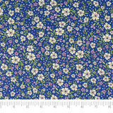Singer Print Fabric, 100% Cotton, Purple Packed Floral, Cut by The Yard