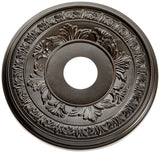 16OD x 3 1/2ID x 1P Baltimore Thermoformed PVC Ceiling Medallion (Fits Canopies up to 6 1/2), Metallic Black Night
