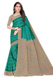 TAMAIRA FASHION Womens Plain Weave Pure Cotton Saree With Blouse Piece(11296_Seagreen)