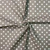 Polka Dot 100% Cotton - 44 - 111 cm Wide Poplin Fabric - Crafty Print for Adults and Children - Kids Crafts Quilting Fabric Mate