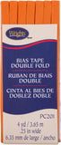 Wrights Orange Peel Double Fold Bias Tape 1/4 X4yd, 1 Count (Pack of 1)