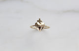 Sacred Heart Ring in 14k Gold