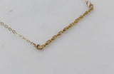 Rose Bar Necklace