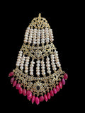 BR497 INSIA BRIDAL SET IN RUBY ( READY TO SHIP )
