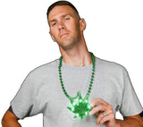 Light Up Pot Leaf Beaded Necklace-like New