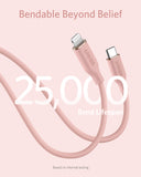 Anker <b>641</b> USB-C to Lightning Cable (Flow, 3 ft Silicone)