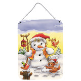 Caroline'S Treasures Scarecrow Snowman Wall Or Door Hanging Prints Aah7295Ds1216, 16Hx12W, Multicolor
