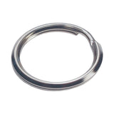Hillman 5936620 Tempered Steel Split cable Rings Key Silver Pack of 50