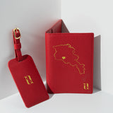 Love Armenia Passport Holder & Luggage Tag Travel gift Set