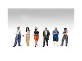 Hanging Out 3 6 piece Figure Set for 1/18 Scale Models by American Diorama