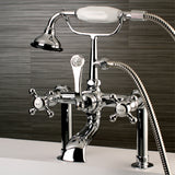 Aqua Vintage Ae104T1Bx English Country Deck Mount Clawfoot Tub Faucet, Polished Chrome