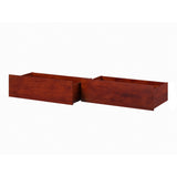 Urban Bed Drawers Twin/Full In Walnut