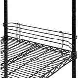 Nexel® Black Epoxy Wire Ledge 30W X 4H