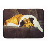 Caroline'S Treasures Collie By Tanya And Craig Amberson Floor Mat, 19 X 27, Multicolor