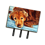 Caroline'S Treasures Amb1040Th68 Golden Retriever By Tanya And Craig Amberson Leash Or Key Holder, Large, Multicolor
