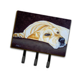 Caroline'S Treasures Amb1072Th68 Naptime Yellow Labrador Leash Or Key Holder, Large, Multicolor