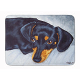 Caroline'S Treasures Black And Tan Doxie Dachshund Floor Mat, 19 X 27, Multicolor