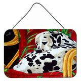 Caroline'S Treasures Sunday Nap Dalmatian Wall Or Door Hanging Prints Amb1118Ds812, 8H X 12W, Multicolor