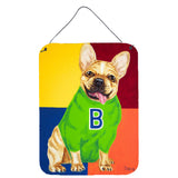Caroline'S Treasures French Bulldog Go Team Wall Or Door Hanging Prints Amb1138Ds1216, 16Hx12W, Multicolor