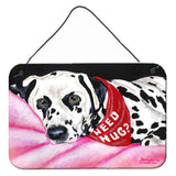 Caroline'S Treasures Need A Hug Dalmatian Wall Or Door Hanging Prints Amb1148Ds812, 8H X 12W, Multicolor