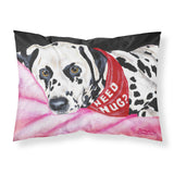 Caroline'S Treasures Need A Hug Dalmatian Printed, Polyester Envelope Closure Pillowcase, Standard, Multicolor