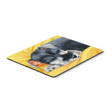 Caroline'S Treasures Snoozing Schnauzer Mouse Pad, Hot Pad Or Trivet, Multicolor (Amb1161Mp)