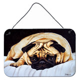 Caroline'S Treasures Fred The Pug Wall Or Door Hanging Prints Amb1194Ds812, 8H X 12W, Multicolor