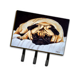 Caroline'S Treasures Amb1194Th68 Fred The Pug Leash Or Key Holder, Large, Multicolor