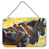 Caroline'S Treasures Day'S End Horse Wall Or Door Hanging Prints Amb1238Ds812, 8H X 12W, Multicolor