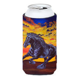 Caroline'S Treasures Desert Wind Horse Tall Boy Koozie Hugger, Multicolor