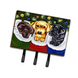 Caroline'S Treasures Amb1315Th68 Christmas Stocking Surprise Labrador Leash Or Key Holder, Large, Multicolor