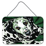 Caroline'S Treasures Emerald Beauty Dalmatian Wall Or Door Hanging Prints Amb1359Ds812, 8H X 12W, Multicolor
