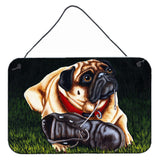 Caroline'S Treasures Cluster Buster The Pug Wall Or Door Hanging Prints Amb1382Ds812, 8H X 12W, Multicolor