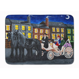 Caroline'S Treasures City Carriage Ride Horse Floor Mat, 19 X 27, Multicolor