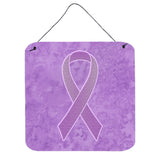 Caroline'S Treasures Lavender Ribbon For All Cancer Awareness Wall Or Door Hanging Prints, 6 X 6