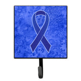Caroline'S Treasures An1202Sh4 Dark Blue Ribbon For Colon Cancer Awareness Leash Or Key Holder, Small, Multicolor