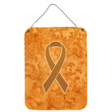 Caroline'S Treasures Orange Ribbon For Leukemia Awareness Wall Or Door Hanging Prints, 16 X 12