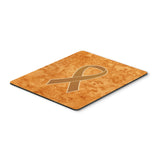 Caroline'S Treasures Orange Ribbon For Leukemia Awareness Mouse Pad/Hot Pad/Trivet (An1204Mp)