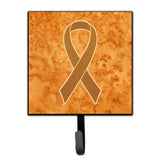 Caroline'S Treasures An1204Sh4 Orange Ribbon For Leukemia Awareness Leash Or Key Holder, Small, Multicolor