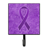 Caroline'S Treasures An1207Sh4 Purple Ribbon For Pancreatic And Leiomyosarcoma Cancer Awareness Leash Or Key Holder, Small, Mu
