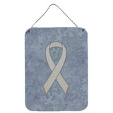 Caroline'S Treasures Clear Ribbon For Lung Cancer Awareness Wall Or Door Hanging Prints, 16 X 12