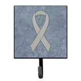 Caroline'S Treasures An1210Sh4 Clear Ribbon For Lung Cancer Awareness Leash Or Key Holder, Small, Multicolor