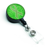 Caroline'S Treasures Lime Green Ribbon For Lymphoma Cancer Awareness Badge Reel, Multicolor (An1212Br)