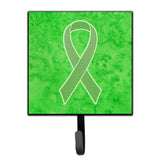 Caroline'S Treasures An1212Sh4 Lime Green Ribbon For Lymphoma Cancer Awareness Leash Or Key Holder, Small, Multicolor