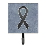 Caroline'S Treasures An1216Sh4 Black Ribbon For Melanoma Cancer Awareness Leash Or Key Holder, Small, Multicolor