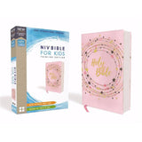 ZonderKidz 144086 NIV Bible for Kids Comfort Print, Pink & Gold Flexcover