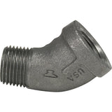 8700128252 Anvil 3/4 In. 45 Deg. Street Malleable Black Iron Elbow (1/4 Bend)