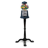 15 in. Black Panther King Tall Classic Gumball & Candy Machine with Stand & Gumballs - 1 lbs-New