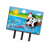 Caroline'S Treasures Cow Fishing Off Of A Pier Leash Or Key Holder Aph0085Th68, Triple, Multicolor