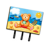 Caroline'S Treasures Teddy Bear On The Beach Leash Or Key Holder Aph0088Th68, Triple, Multicolor